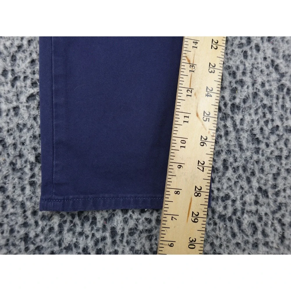 Banana Republic Traveler Pant Mens 32x30 Navy Blue Slim Fit Stretch Chino